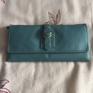 Blue wallet